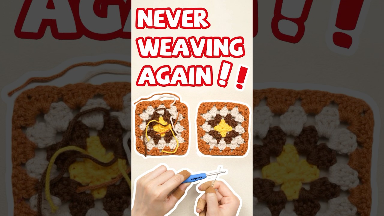 Совет по плетению кончиков нитей при вязании крючком — спица не нужна. 