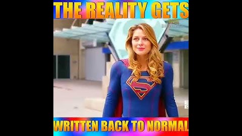 Elseworlds.The reality gets written back to normal.