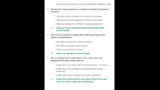 Six Sigma & Lean Foundations and Principles Exam 2025/2026 
