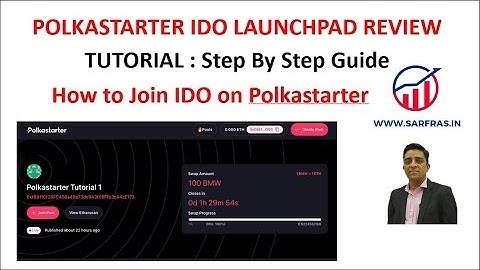 Polkastarter IDO Launchpad Review  ( Step by Step Tutorial How to Participate )