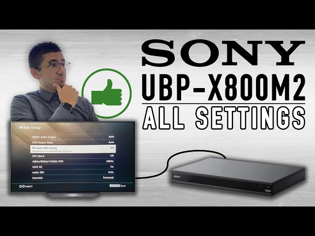 Sony UBP-X800M2 Reproductor Blu-Ray UltraHD 4K HDR Wifi