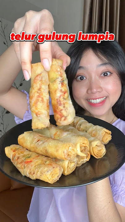 Spring roll egg rolls #ngeshortsbareng