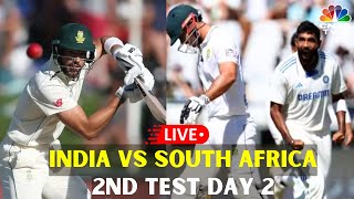 LIVE: India vs South Africa 2ND Test, Day 2 | Aiden Markram | Jasprit Bumrah | IND VS SA Match |N18L