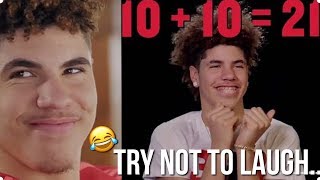 LaMelo Ball TRY NOT TO LAUGH CHALLENGE...| FUNNY Moments Montage