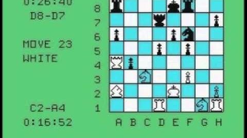 Video Chess TI-99/4A, Intermediate, 200s, Normal