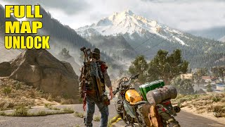 How to UNLOCK FULL MAP in DAYS GONE PC | DAYS GONE 100% SAVE GAME File