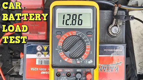 Car Battery Load Test Using a Multimeter