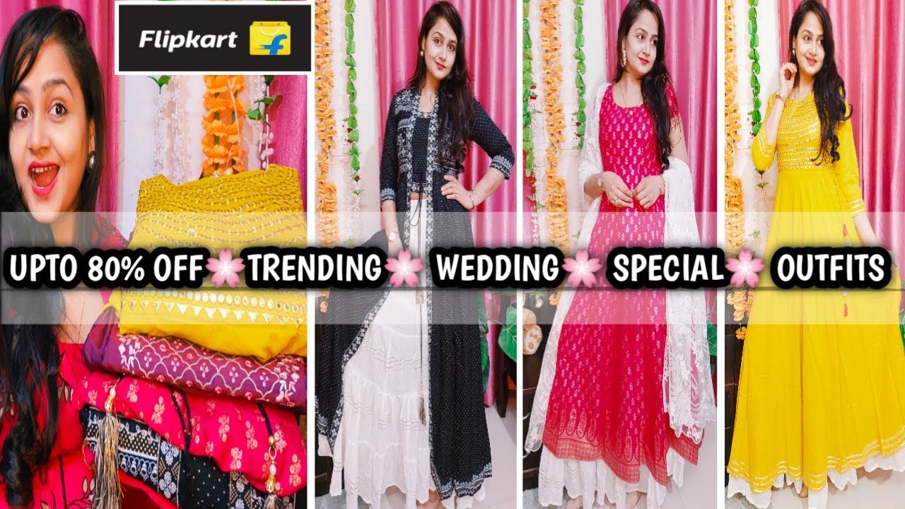 Flipkart Wedding Wear Kurti/Kurta Set Haul | Aurelia Haul | Ranjana R -  YouTube