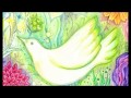 「花と鳥」オリジナルぬりえプロセス動画