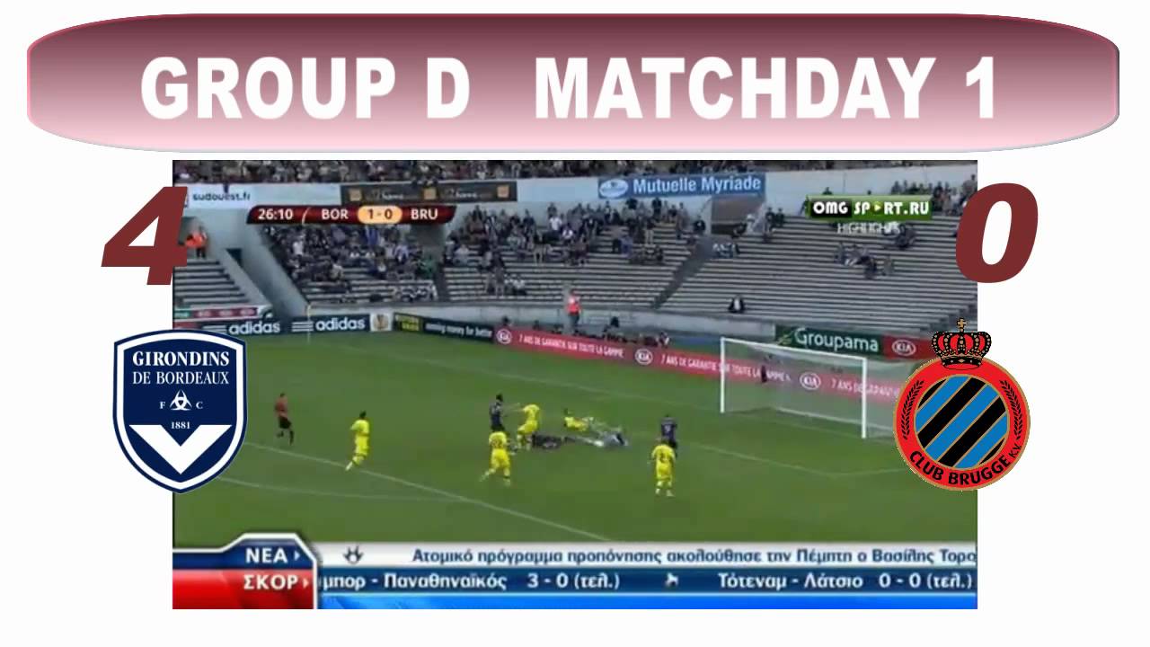 Bordeaux in EUROPA League 2012-2013. 25 october 2012 Maritimo - Bordeaux
