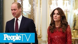 Kate \& William Host Buckingham Palace Reception Amid Meghan \& Harry's Exit | PeopleTV