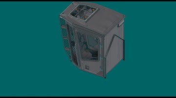 Full View: Compact ROPS/FOPS Cab