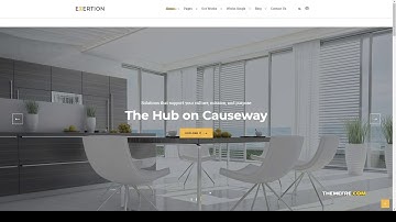 Exertion - Architecture amp Interior Design WordPress Theme