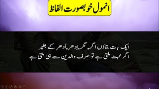 khubsurat batain in urdu | Sunehri batain | Achi batain screenshot 2