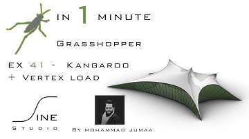 Grasshopper in 1 minute - EX 41 - Kangaroo + Vertex load