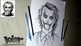 The Joker  Sketch |Heath ledger (The Dark Knight)