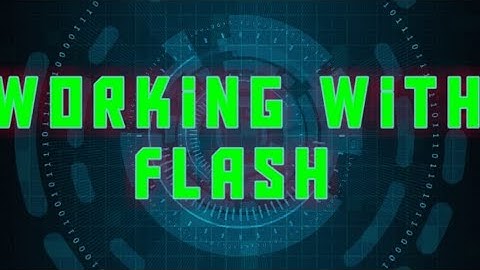 Class 7 Flash Introduction