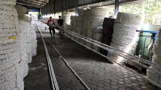 PROSES PEMBUATAN TALI / SLAMBAR NELAYAN CANTRANG