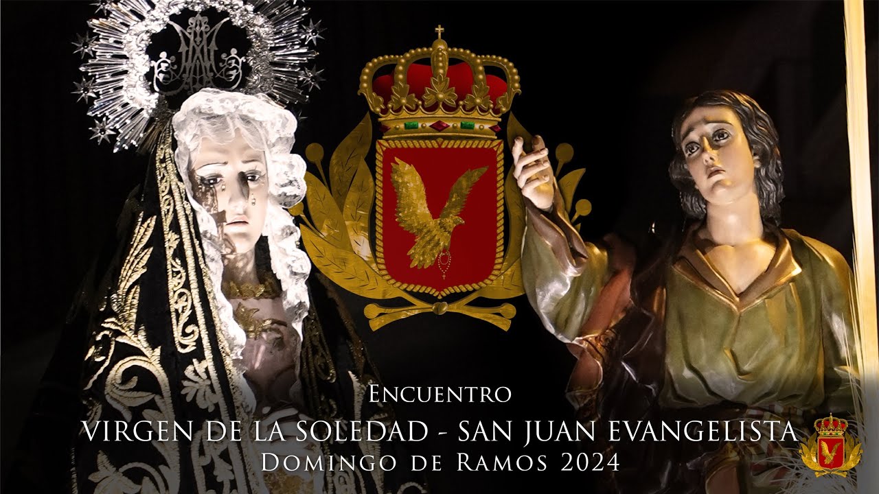 [4K | 360º] Encuentro Virgen de la Soledad y San Juan | Domingo de Ramos 2024 | Amargura de Lorca