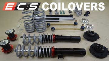 ECS Tuning Street Coilovers First Take and Pre-Installation Assembly - MK5 VW Jetta!
