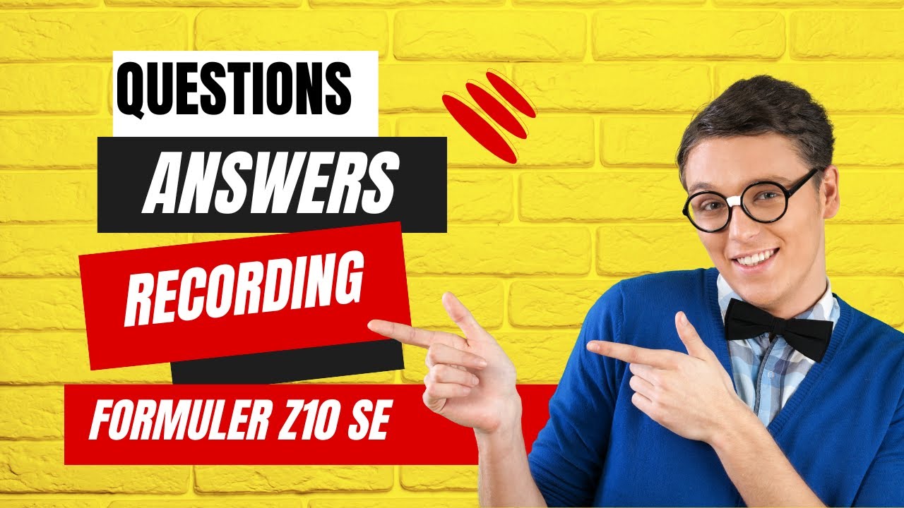 Questions and Answers on Recording on Formuler Z10 SE 