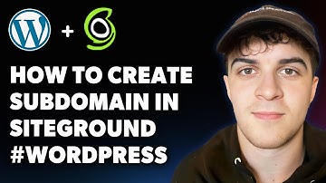 How to Create Subdomain in Siteground #wordpress (Full 2025 Guide)