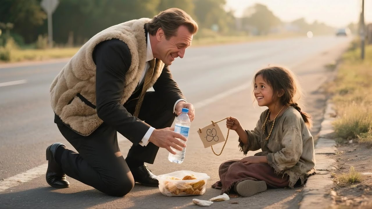 A millionaire helped a starving girl on the street, but the gift she gave him brought him to tea