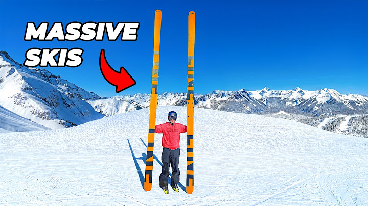 We Built The World's Longest Skis
