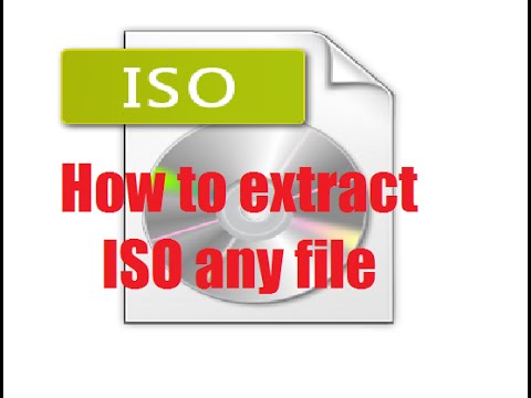 Video: How To Open An Iso Archive