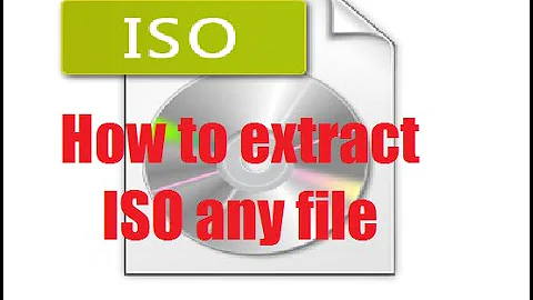 How to extract ISO file (Using WinRar)