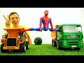 Человек Паук и Фёдор - Игры гонки на грузовиках для супергероев!