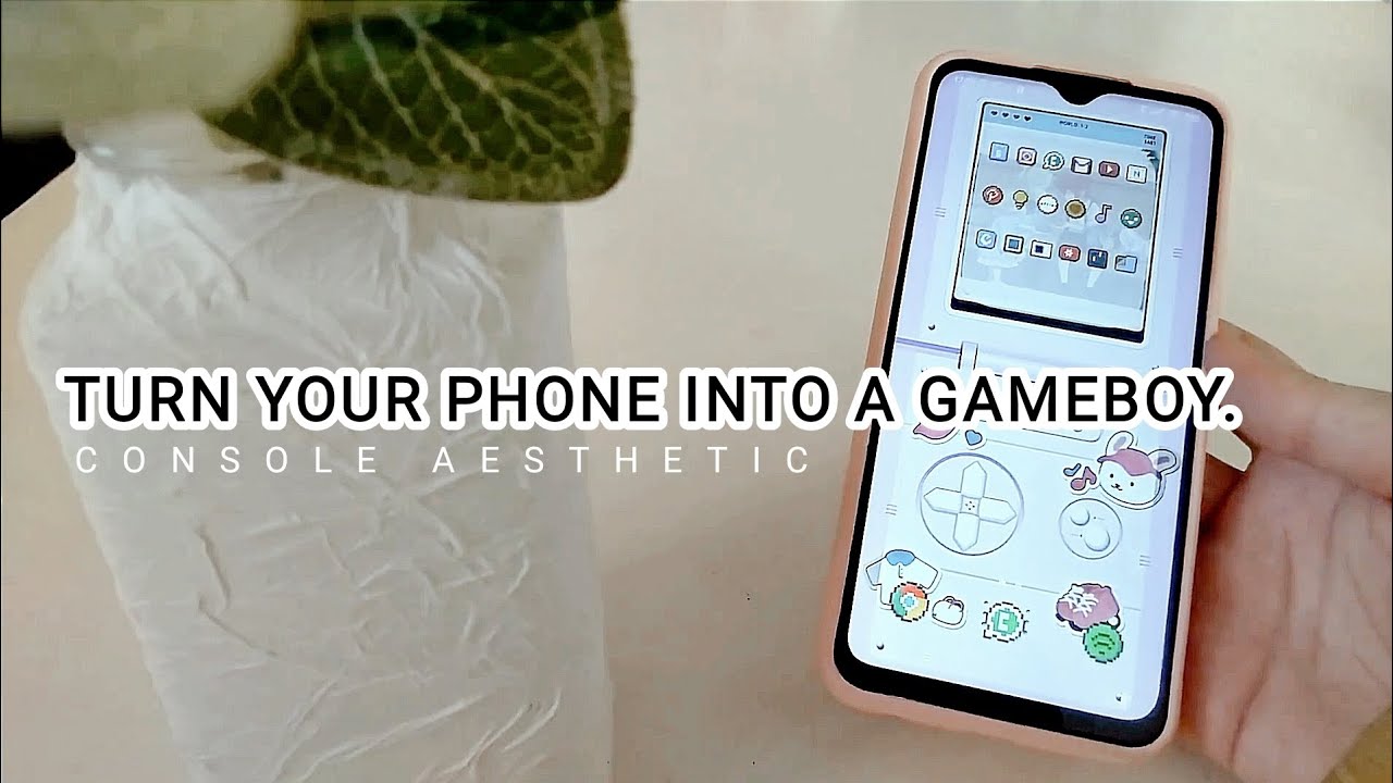 turn your phone into a gameboy (console aesthetic TUTORIAL) YouTube