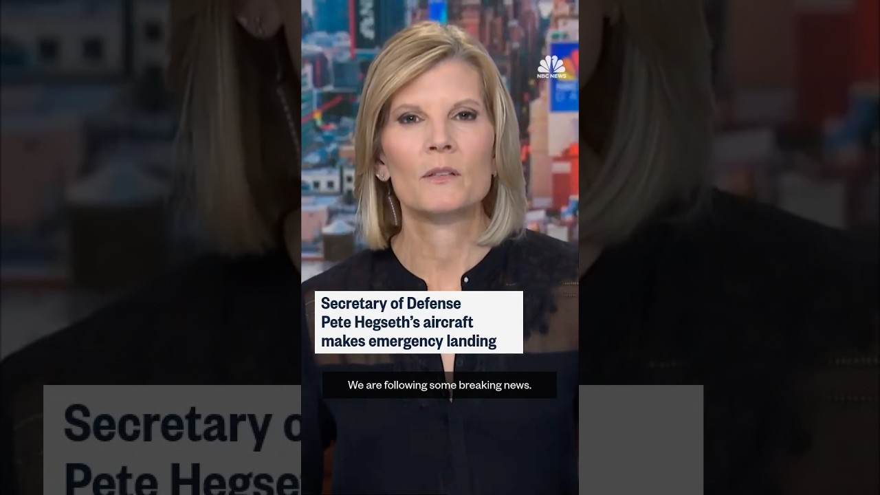 Secretary of Defense Pete Hegseth’s aircraft makes emergency landing