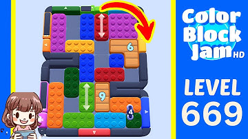 Color Block Jam Level 669 Solution Walkthrough