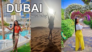 Miracle Garden, Beach Club, Sand Duning, Desert Safari | Dubai Vlog