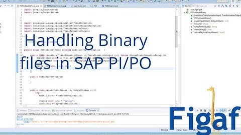 How to handle binary files like PDF in SAP PI/PO message java mappings