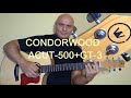 CONDORWOOD ACUT-500 with GT-3 preamp. Few simple chords guitar test.