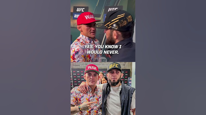 DUSTIN POIRIER AND ISLAM MAKHACHEV MEET BACKSTAGE AFTER AN INCREDIBLE FIGHT *EMOTIONAL* #ufc302 #ufc