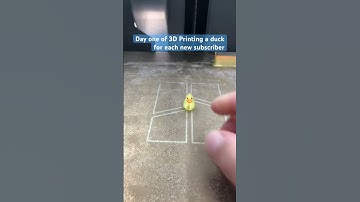 Day one of 3d printing a duck for each new subscriber! #3dprinting #3dprinted #asmr #shorts