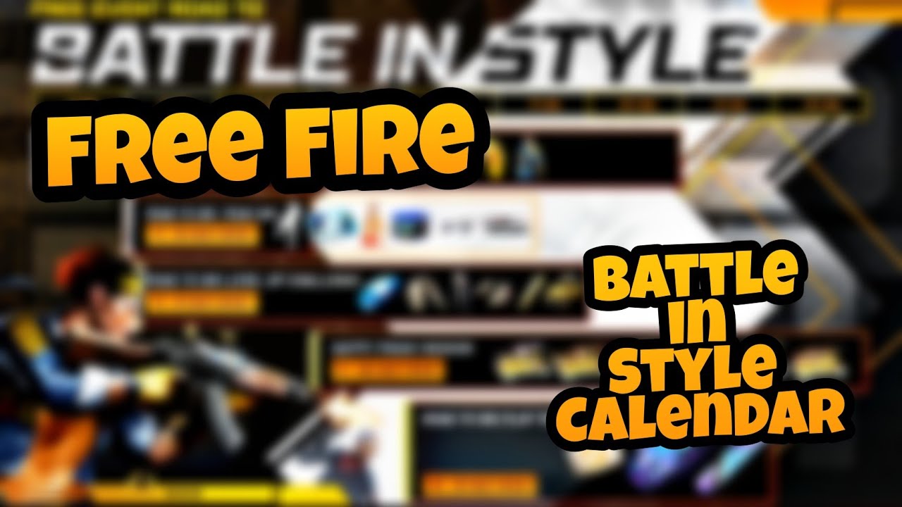 BATTLE IN STYLE EVENT CALANDER Road To Rewards | Watch Till End -Garena Free Fire