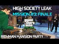 Dr dre vip contract high society leak finale mission 3 richman mansion party  gta online