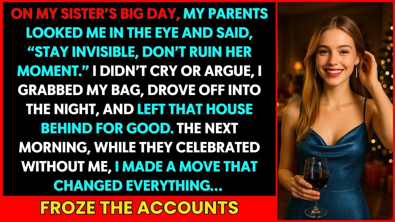 On My Sister’s Big Day, My Parents Told Me To Stay Invisible — So I Vanished From Their Lives
