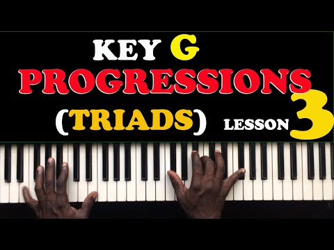 Complete Crash Course Piano Tutorials KEY G PROGRESSIONS (lesson 22)