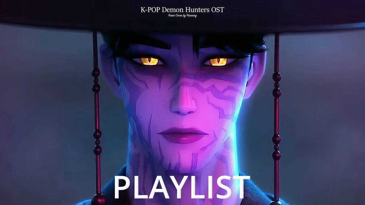 𝐏𝐥𝐚𝐲𝐥𝐢𝐬𝐭 케이팝 데몬 헌터스 OST 피아노 🔥 Saja Boys, HUNTR/X, TWICE | K-pop Demon Hunters Piano Playlist