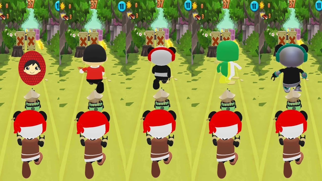 Tag with Ryan Super Spy Ryan vs Combo Panda vs Rally Racer Ryan ...