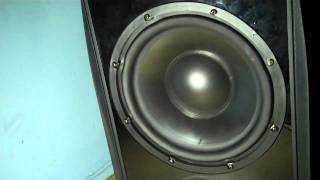 Mivoc SW 1100 A-II Subwoofer bass test .bass i love yow and microlab solo 6 HD
