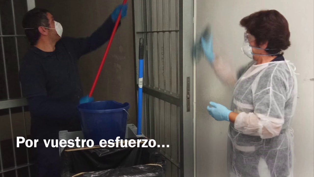¡Gracias al equipo de Limpieza de OHL Servicios! - YouTube