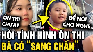 Hỏi cháu TÌNH HÌNH ÔN THI, người cô nhận được câu trả lời 'KHÔNG NGỜ TỚI' | Tin 3 Phút