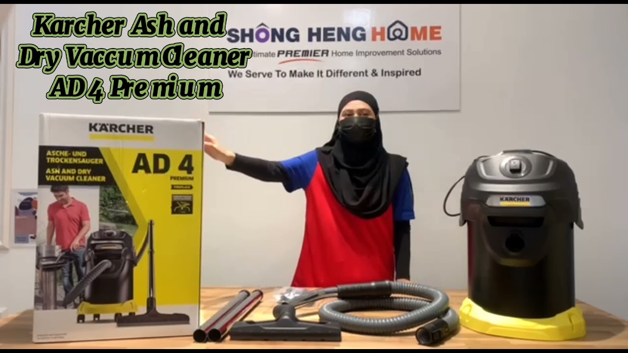 Karcher Ash and Dry Vacuum Cleaner AD 4 Premium Product Review - YouTube