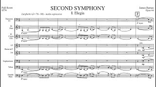 [Score] James Barnes - Symphony No. 2, Op. 44 (1981) for concert band